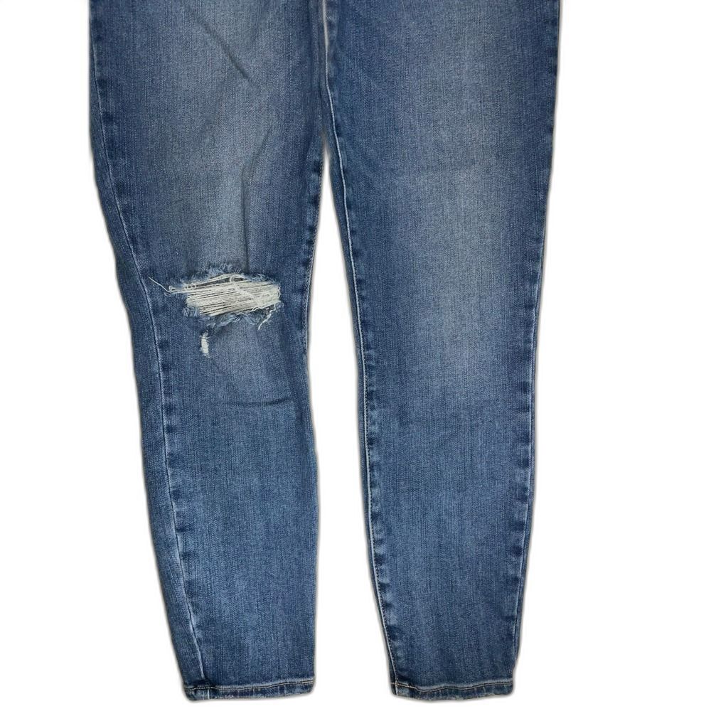 Paige Verdugo Crop Jeans W/29 Blue Bree Destructed 1948F50-046 - Picture 11 of 14